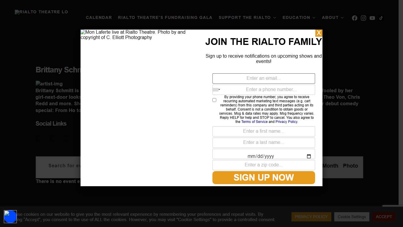 Brittany Schmitt - Rialto Theatre